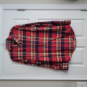 U.S. Polo Assn. Men's Plaid Button Up Long Sleeve Shirt